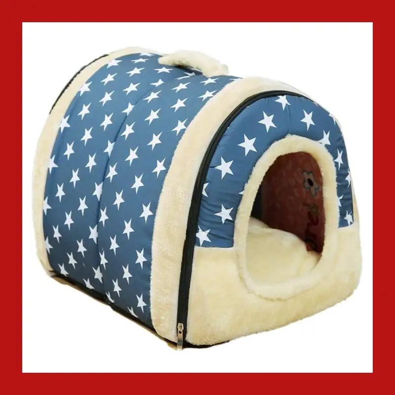 2 in 1 Convertible Pet Bed Warm and Comfortable Igloo-shaped Cave - Cat 6