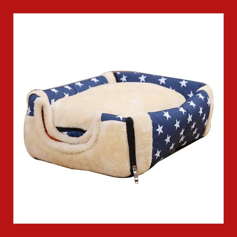 2 in 1 Convertible Pet Bed Warm and Comfortable Igloo-shaped Cave - Cat 4