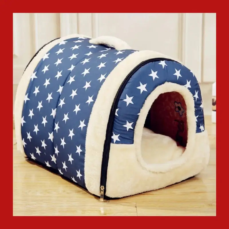 2 in 1 Convertible Pet Bed Warm and Comfortable Igloo-shaped Cave - Cat 8