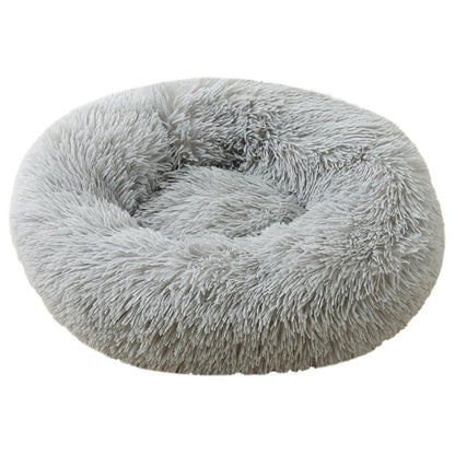 Machine Washable Calming Donut Cat and Dog Pet Bed