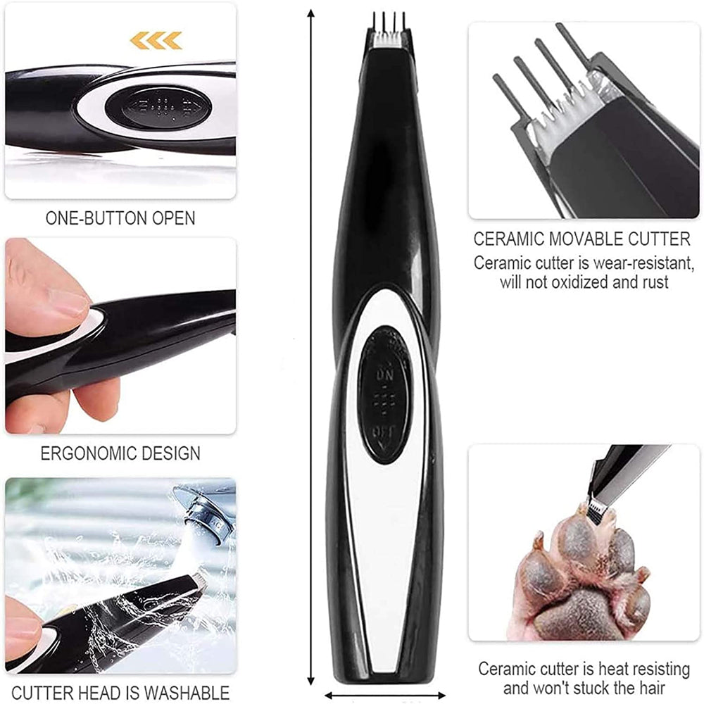 Electric Pet Hair Clipper and Trimmer Pet Grooming Tool- USB Charging