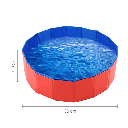 Collapsible Outdoor Bathing Pool in 2 Colors and 4 Sizes