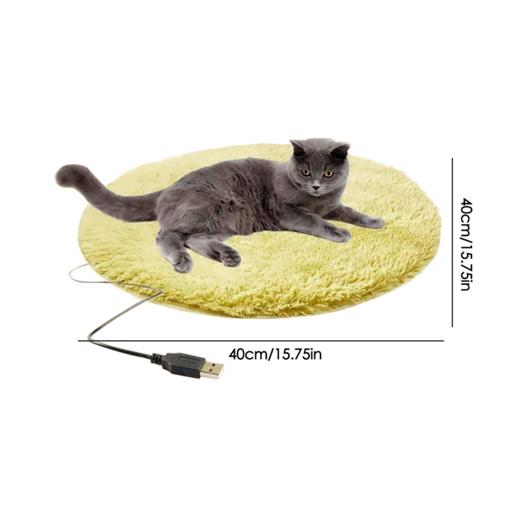 USB Electrical Heated Pet Bed Energy Saving Pet Carpet