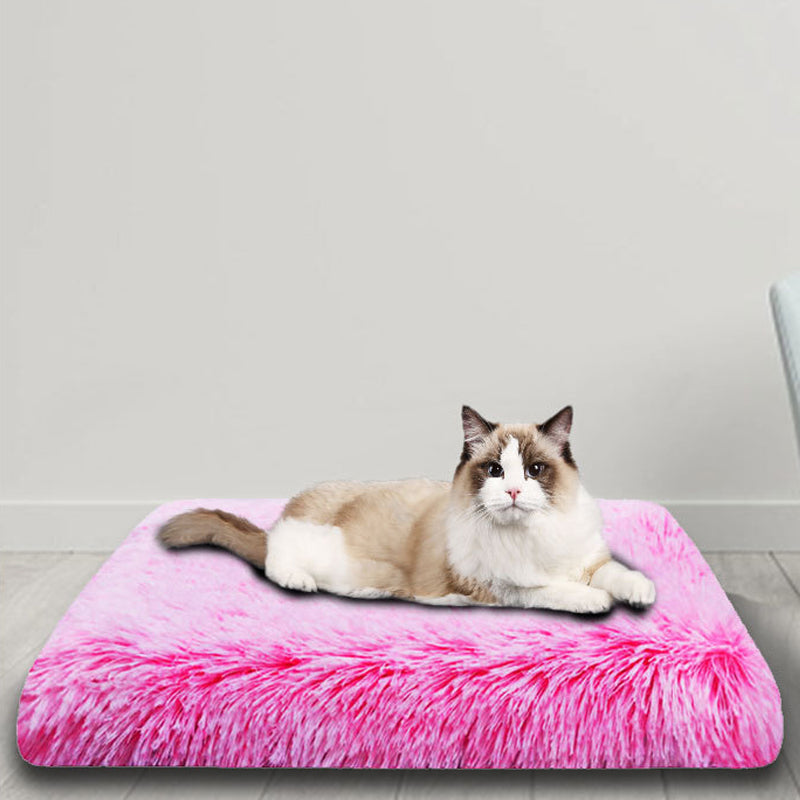 Warm and Fluffy Long-haired Velvet Dog Sleeping Bed