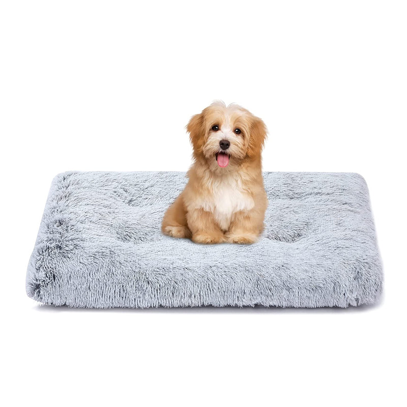 Warm and Fluffy Long-haired Velvet Dog Sleeping Bed