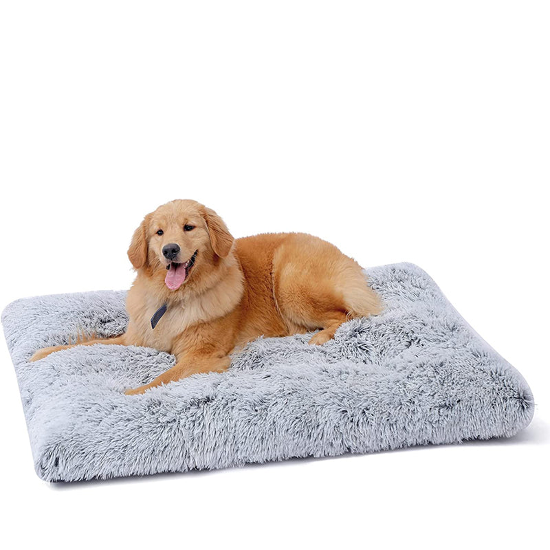 Warm and Fluffy Long-haired Velvet Dog Sleeping Bed