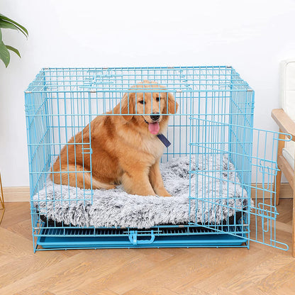 Warm and Fluffy Long-haired Velvet Dog Sleeping Bed