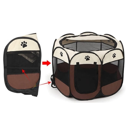 Multi-Functional Portable Pet Tent for Indoor and Outdoor