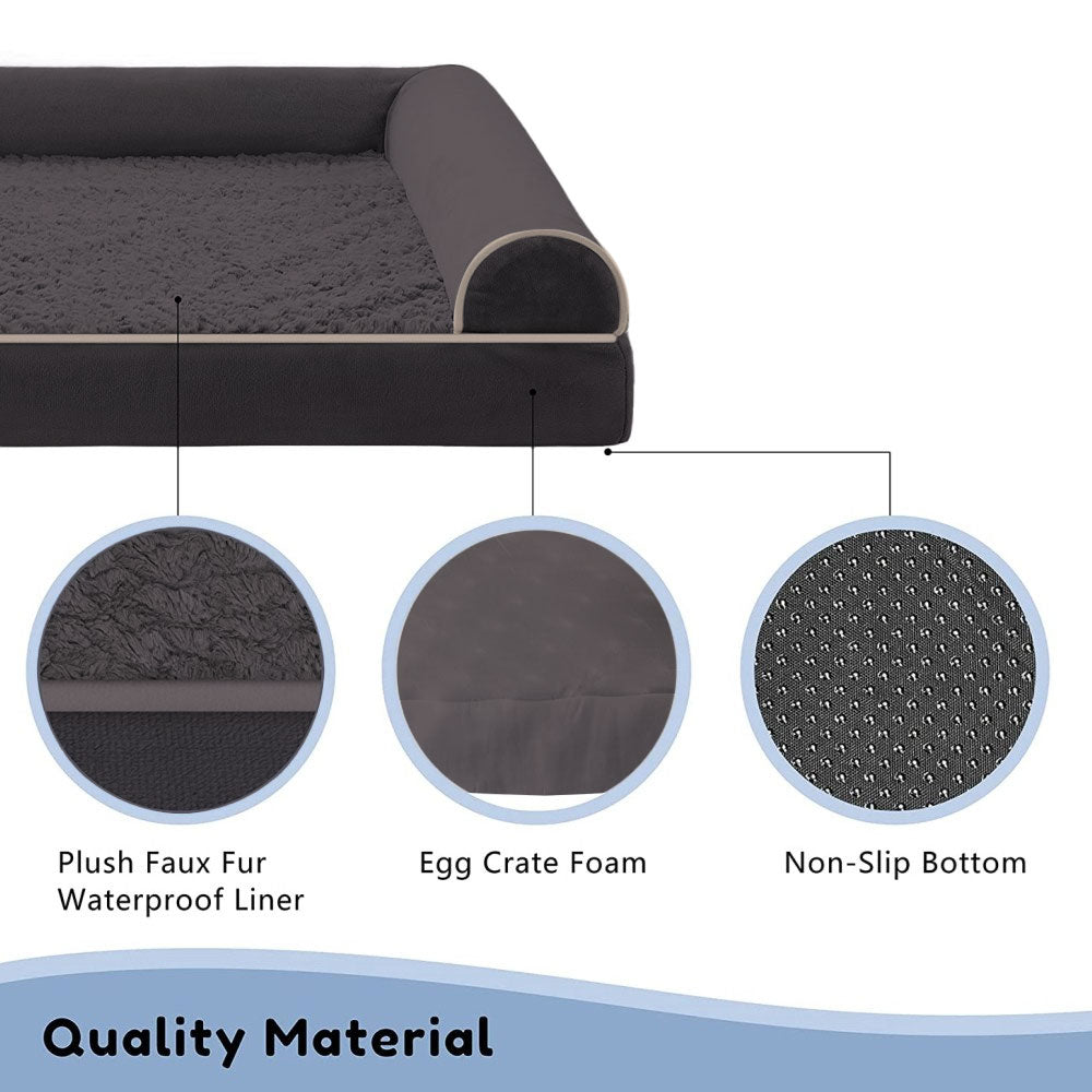 PETSWOL Curved Design Four Seasons Pet Sofa Bed