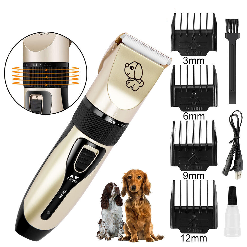 Dog Clippers Electric Groomer Grooming Blades Shaver Hair Trimmer Professional