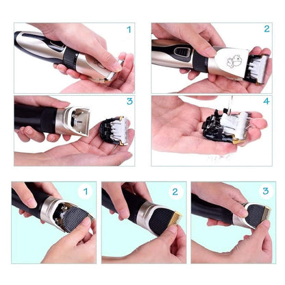 Dog Clippers Electric Groomer Grooming Blades Shaver Hair Trimmer Professional