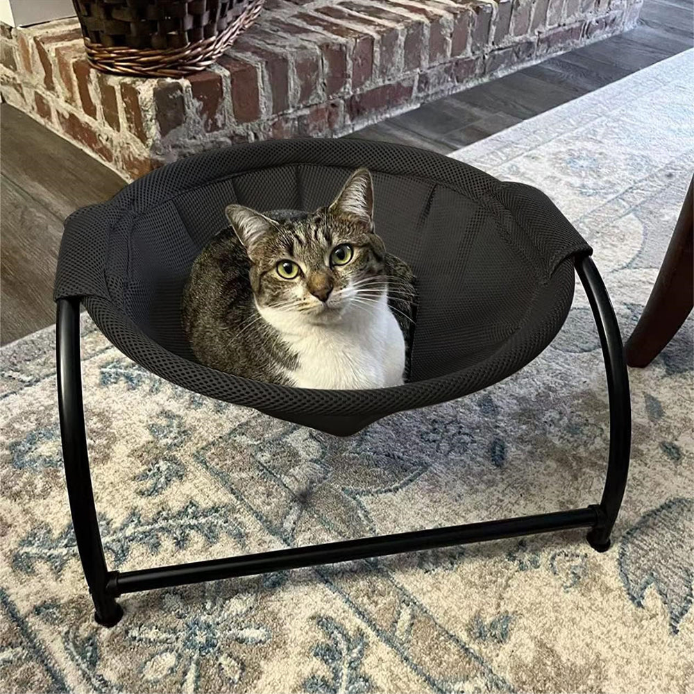 PETSWOL Elevated Cat Bed Hammock Bed