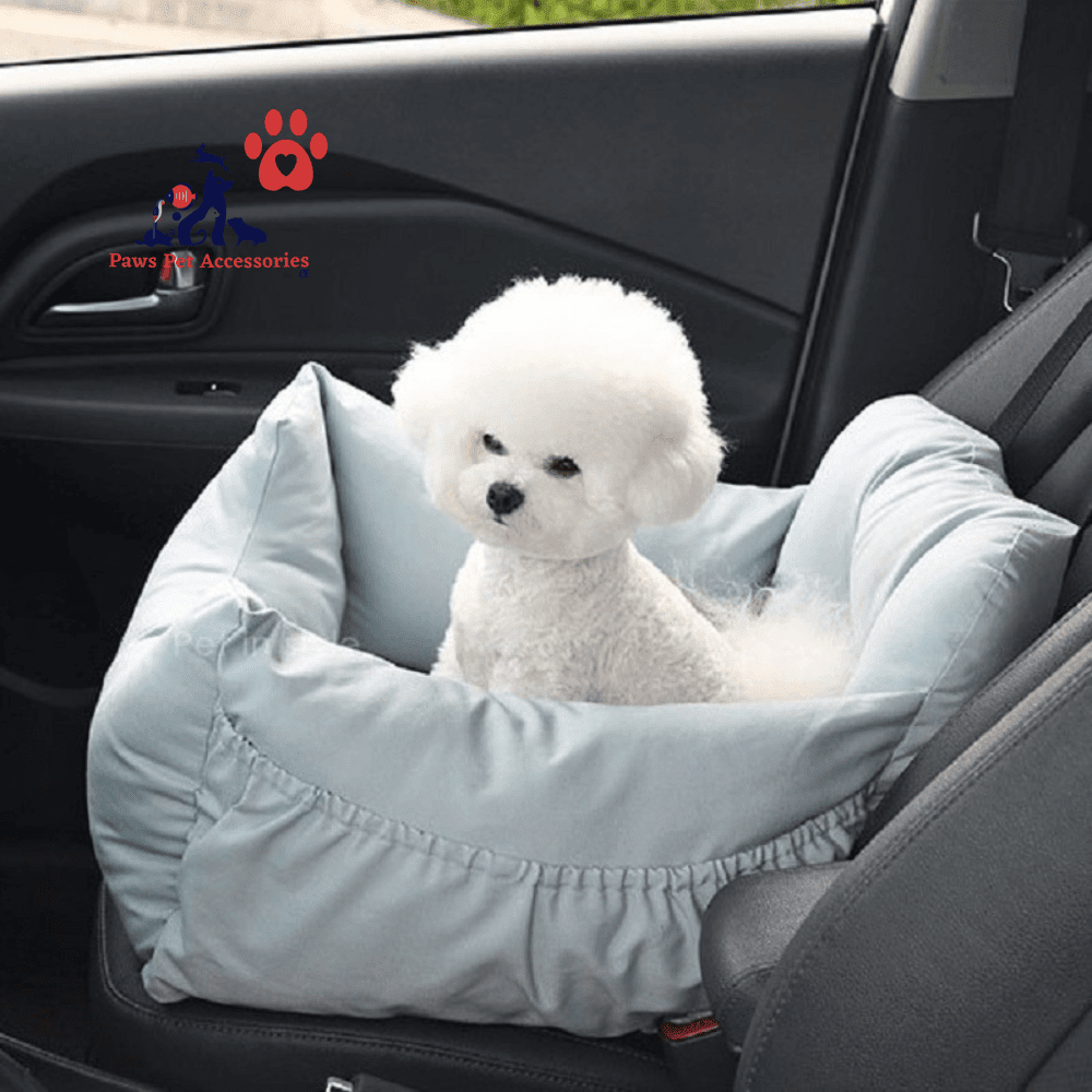 Dog Car Seat with Safety Belt Pet Booster Nest Cushion_4