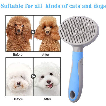 Pets Grooming Brush for Dog Long Hair Removes Pet Cat Hair Shedding Comb Puppy Slicker Brush