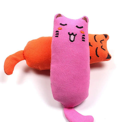 Rustle Sound Catnip Toy Cats Products for Pets Cute Cat Toys for Kitten Teeth Grinding Cat Plush Thumb Pillow Pet Accessories