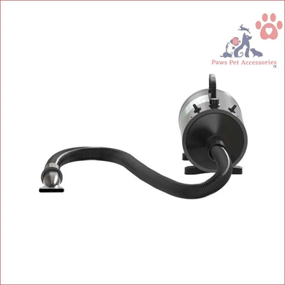 Black cylindrical vacuum motor with hose for i.Pet Pet Hair Dryer Dog Cat Grooming