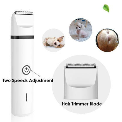 3 IN 1 Pet Grooming Machine Dog Cat Hair Trimmer Paw Nail Grinder Pets Clippers Foot Nail Cutter Hair Cutting Machine USB