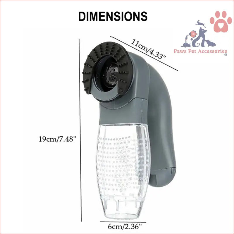 Electric Pet Hair Vacuum with transparent chamber for easy vacuum hair removing