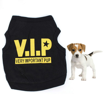 Dog T-shirt VIP Pets T-shirts For Dogs Goods For Pets Dog Shirt Clothes Summer