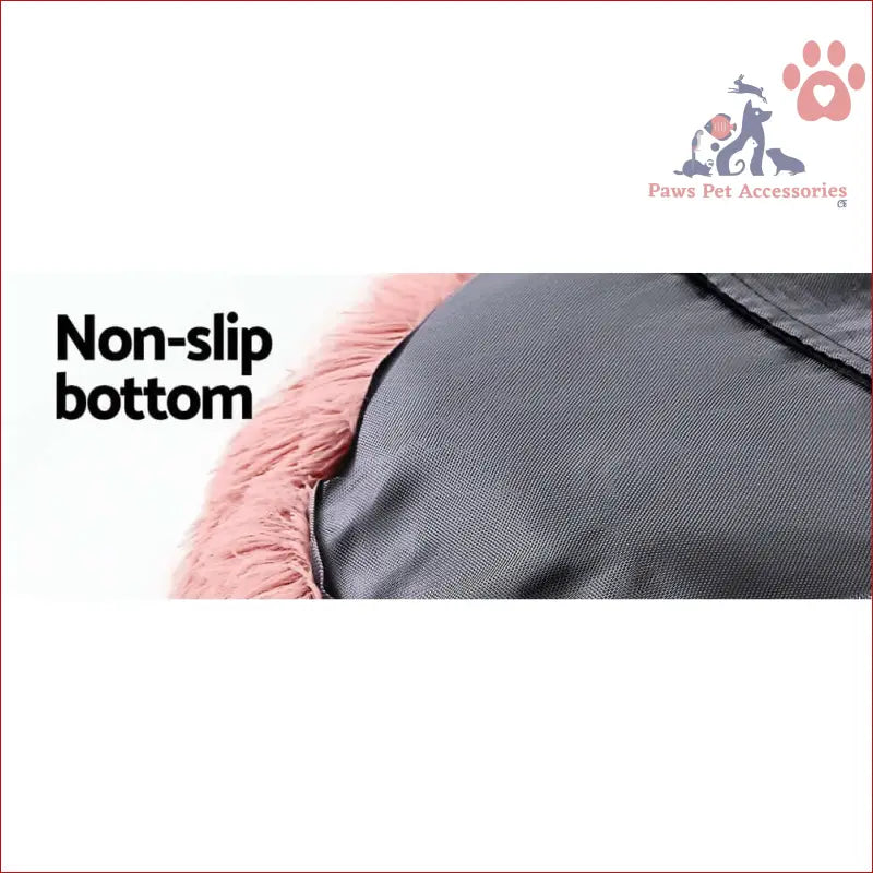 Black fabric with non-slip bottom on i.Pet Pet Bed Dog Cat 110cm Calming Extra Large