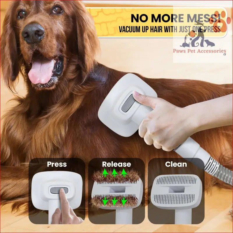 Handheld tool from Furtastic 8-in-1 XL Pet Grooming Kit Vacuum for easy fur cleanup