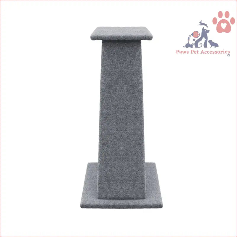 Gray stone pillar with square base on i.Pet Cat Tree 82cm Scratching Post Condo