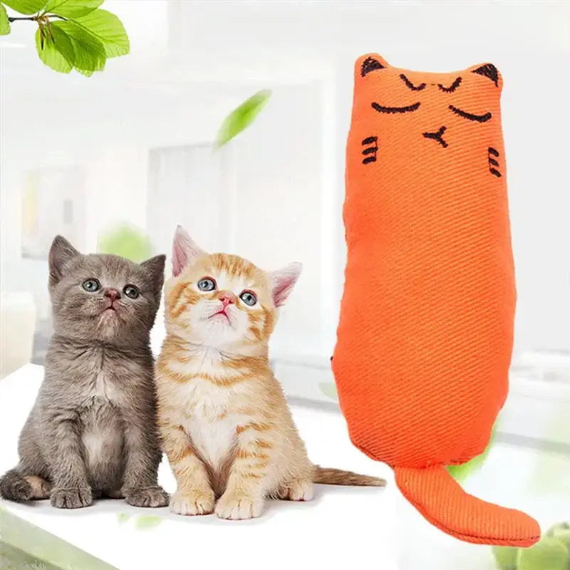 Rustle Sound Catnip Toy Cats Products for Pets Cute Cat Toys Kitten Teeth Grinding Plush Thumb Pillow Pet Accessories