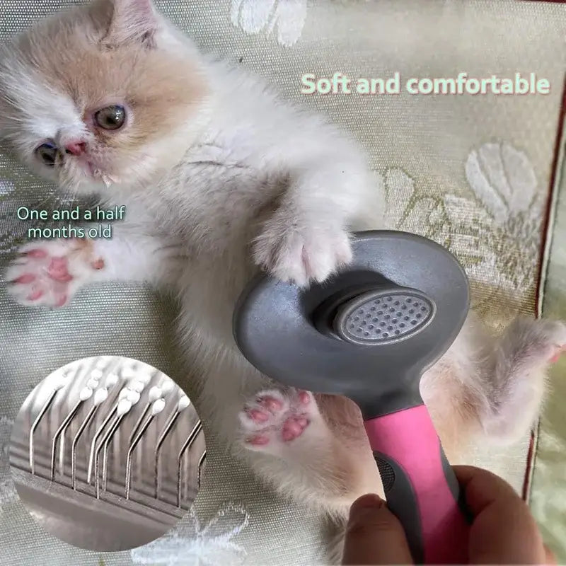 Pets Grooming Brush for Dog Long Hair Removes Pet Cat Shedding Comb Puppy Slicker