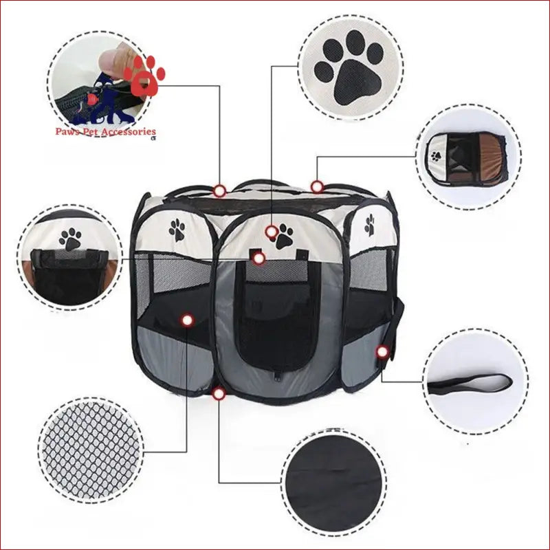 Multi-functional Portable Pet Tent for Indoor and Outdoor - Foldable 9