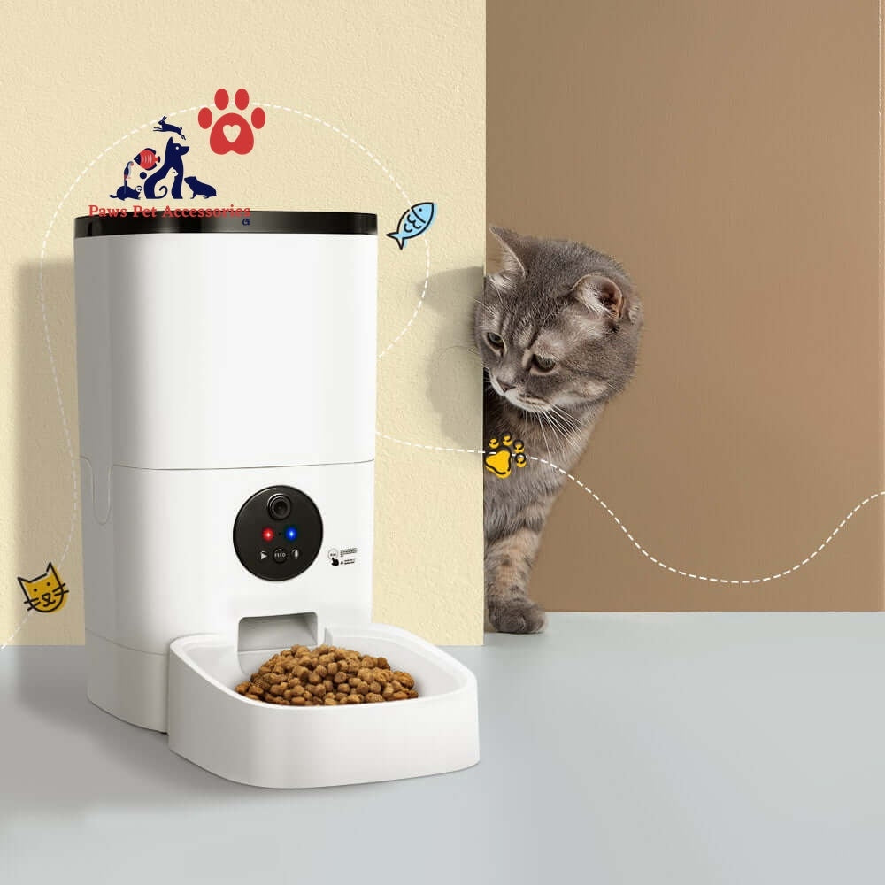 i.Pet Automatic Pet Feeder 6L Wifi Camera Dog Cat Smart Food Dispenser Timer