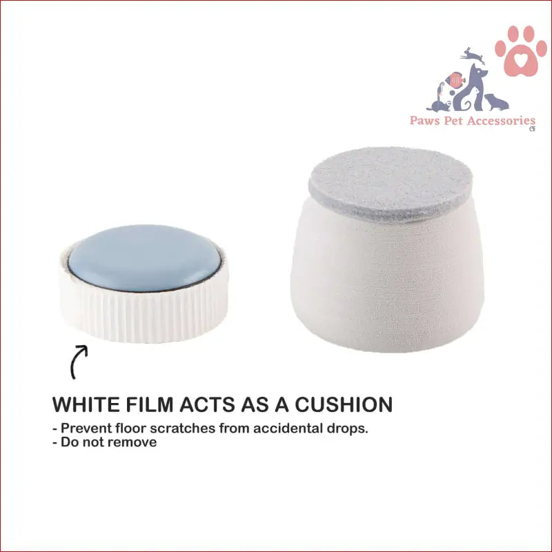 White protective film cushions for Fish Tank Corner Moss Magnet Scraper shown at angles