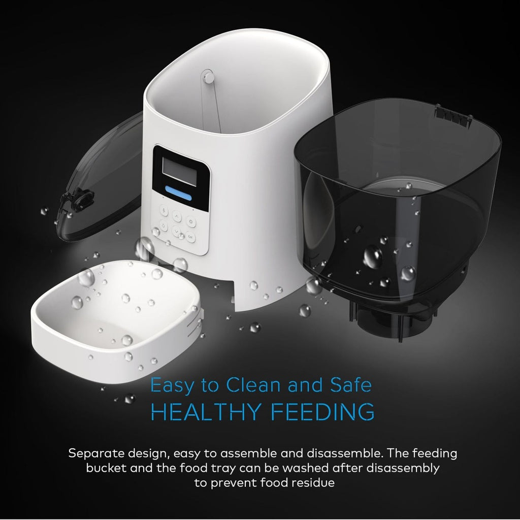 Floofi Smart Pet Feeder with Camera - Black -