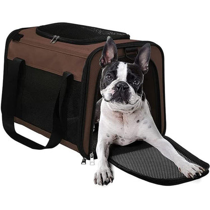 Floofi Portable Pet Carrier-M Size Brown