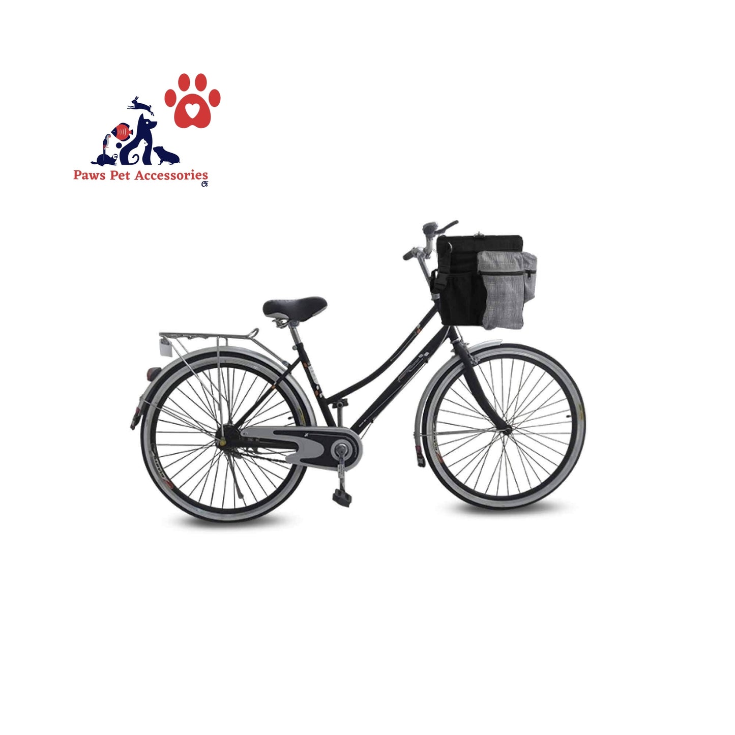 Small Dog Bicycle Mount Bag - Pet Travel Carrier Basket - Bike Riding Seat