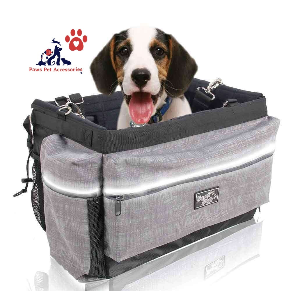 Small Dog Bicycle Mount Bag - Pet Travel Carrier Basket - Bike Riding Seat