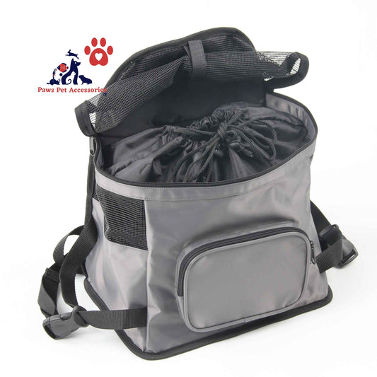 Pet Backpack Dog Cat Puppy Carrier Hiking Travel Walking Small Front Mesh Bag