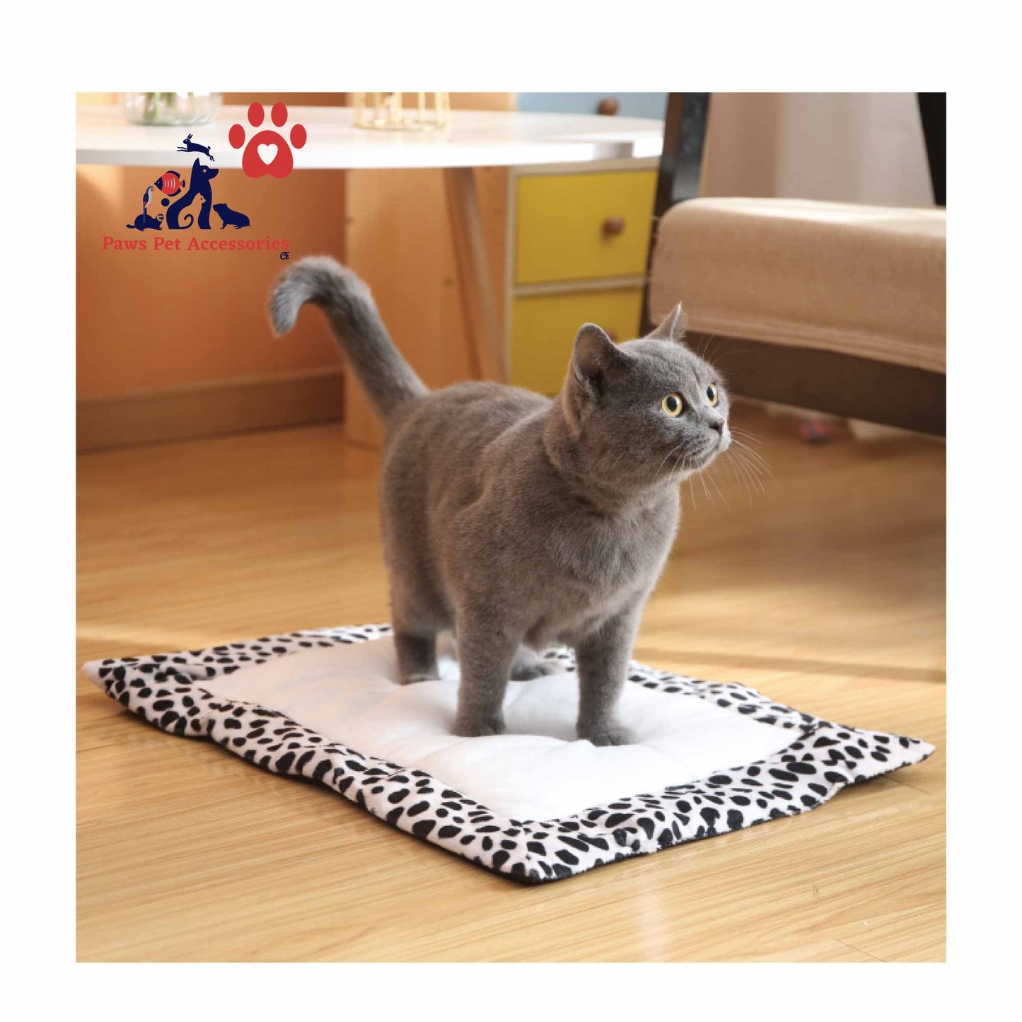 Cat Cozy Pad Heating Mat Self Warming Bed Pet Cushion Anti Slip Base 55 x 40cm