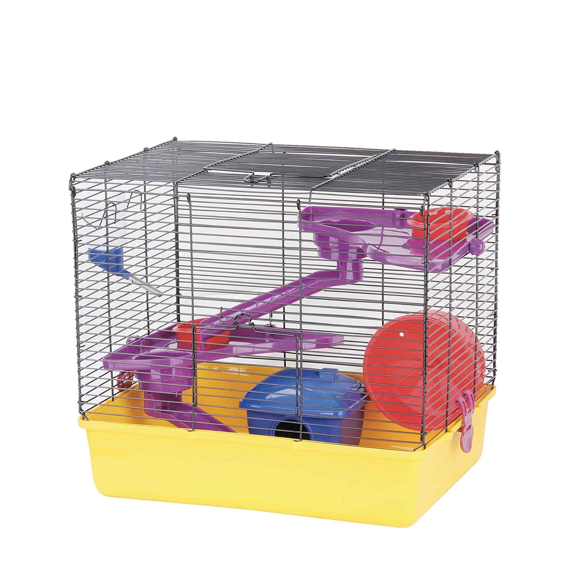 Hamster Fun Home Large Mouse Cage 40.5x30x37cm Pet Mice Rat Play House Enclosure