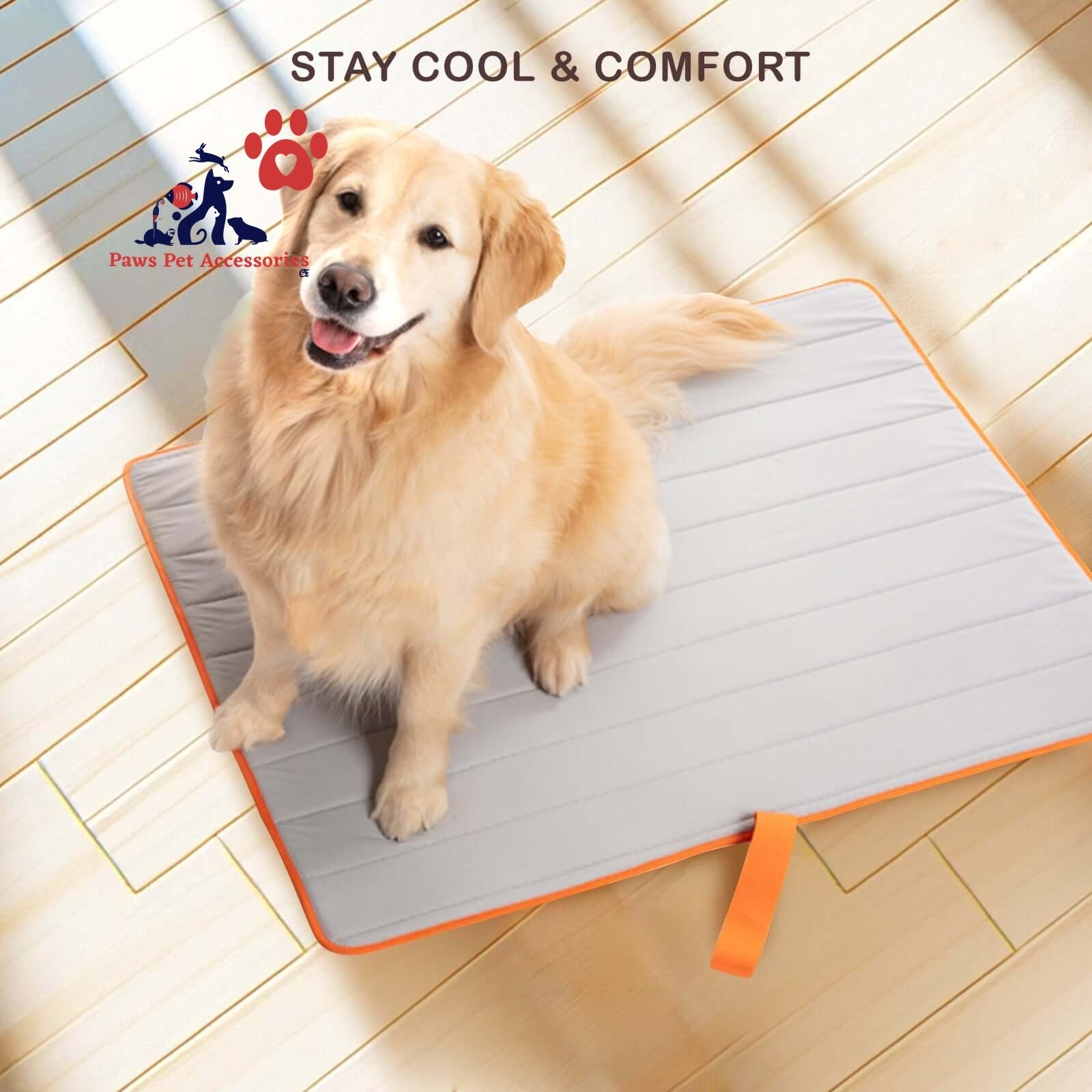 Pet Dog Cooling Mat Non-Slip Travel Roll Up Cool Pad Bed Outdoor L BLUE