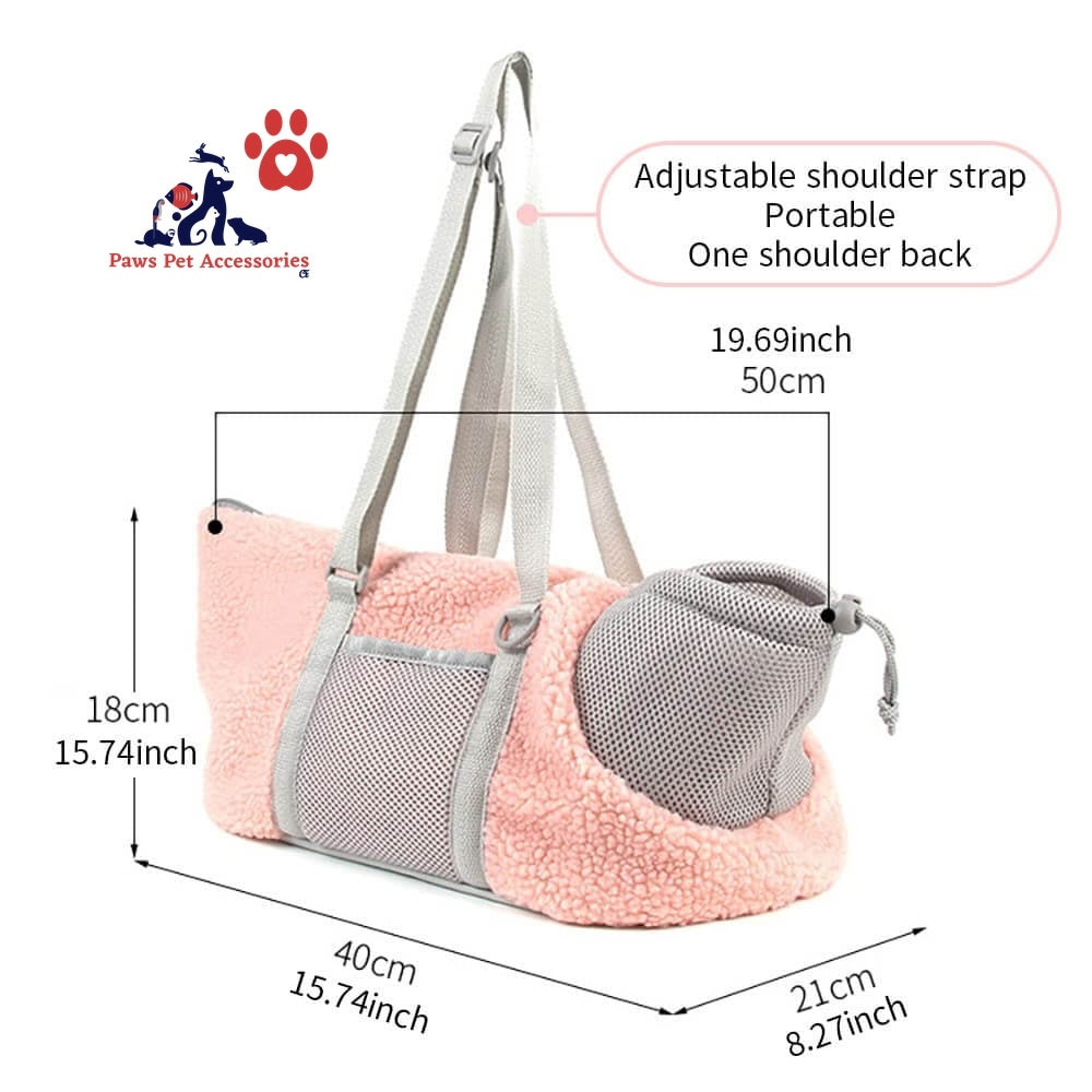 LIFEBEA Small Cat Carrier Pet bag: Comfy Shoulder Bag with Adjustable Strap for Small Dogs, Puppies, Kittens Up to 3kg /6.6 lbs - Grey