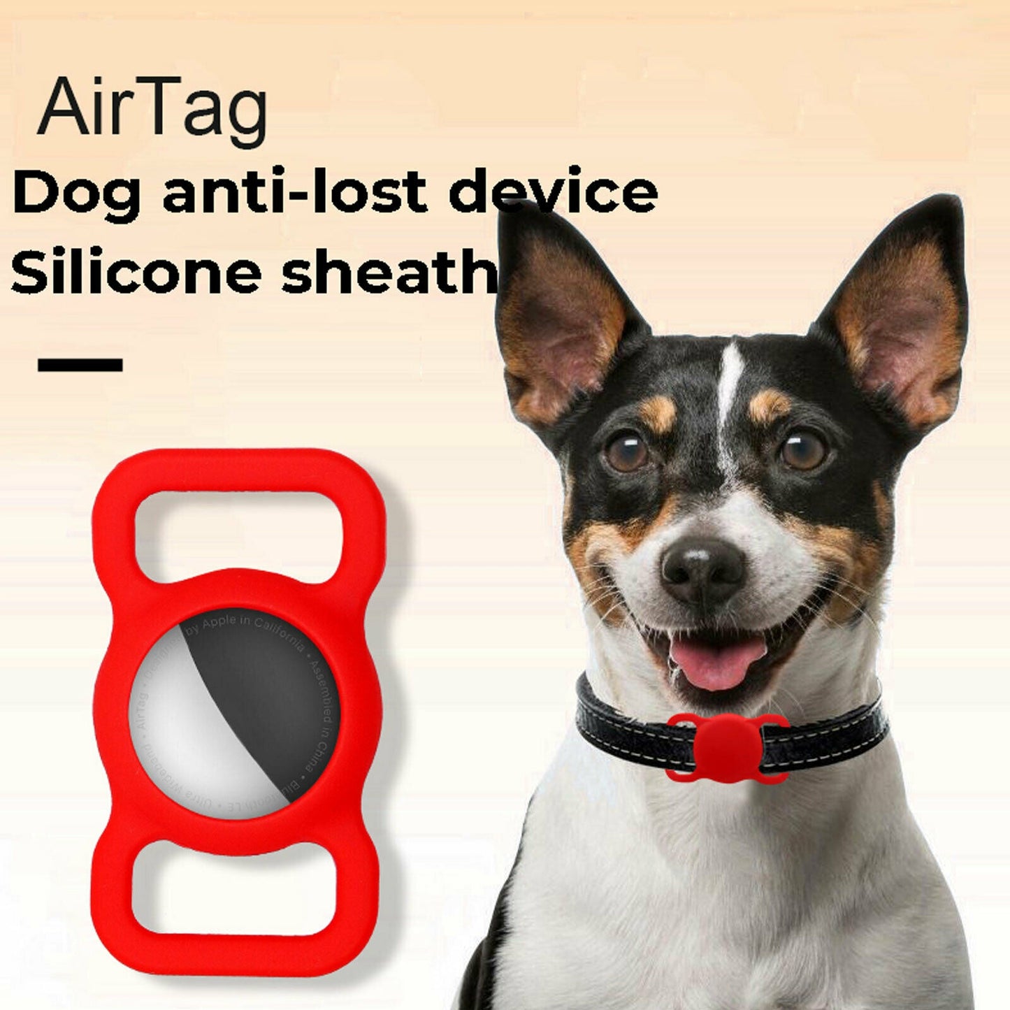 Silicone Pet Protective Case for Airtag Loop Apple GPS Finder Dog Cat Collar AU