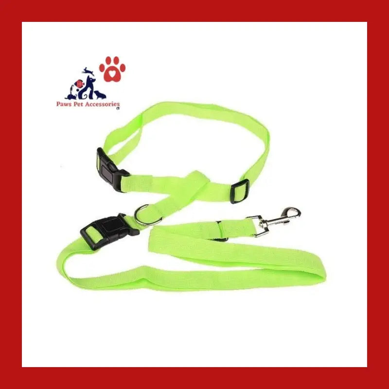 Attractive Traction Pulling Leash Pet Dog Running Jogging Convenient Safe Fashional Goods for Pets - Green - Care >