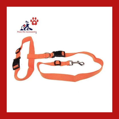 Attractive Traction Pulling Leash Pet Dog Running Jogging Convenient Safe Fashional Goods for Pets - Orange - Care >