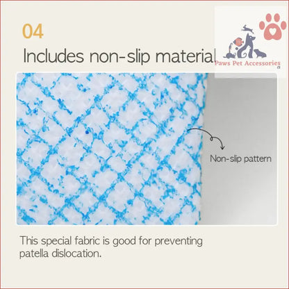 Light blue fabric with diamond-patterned non-slip texture for dog shoes waterproof