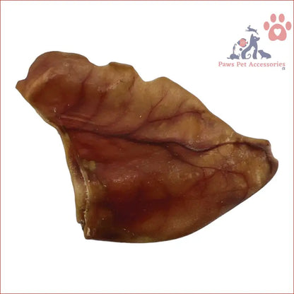 Raw large pig ear for dogs in 10x Dog Treat Dehydrated Australian Healthy pack