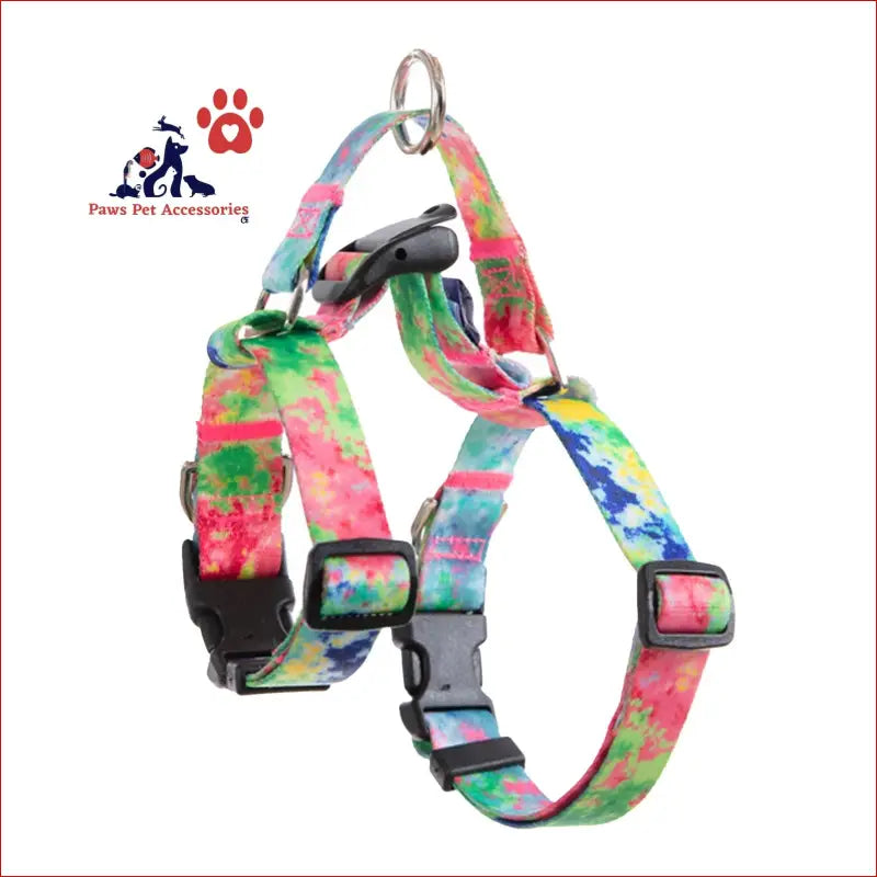 Dog Double-lined Straps Harness Adjustable l Sweet Green - Pet Care > Supplies Collars Leads & Harnesses 1