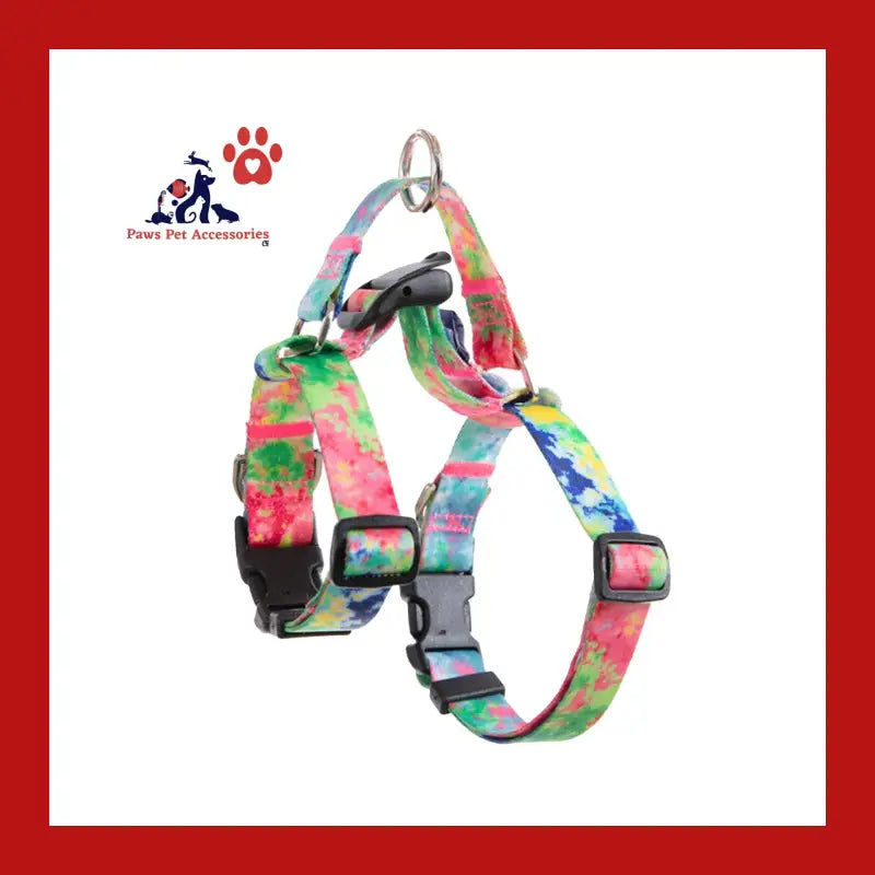 Dog Double-lined Straps Harness Adjustable m Sweet Green - Pet Care > Supplies Collars Leads & Harnesses 1