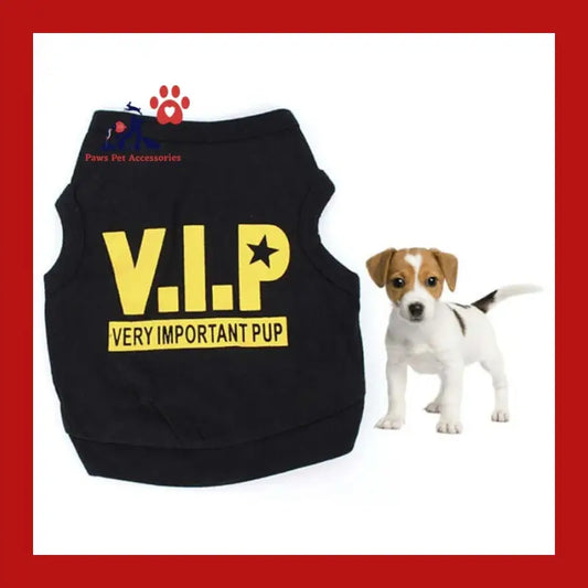 Dog T-shirt Vip Pets T-shirts for Dogs Goods Shirt Clothes Summer - Pet Apparel 1