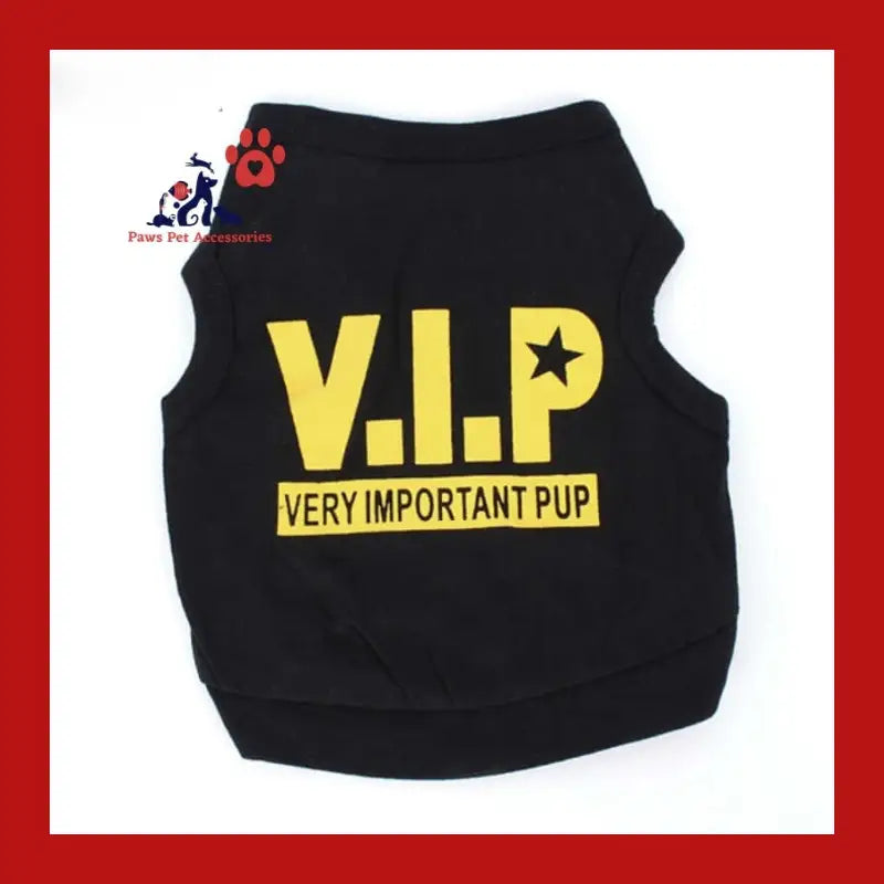 Dog T-shirt Vip Pets T-shirts for Dogs Goods Shirt Clothes Summer - Pet Apparel 3