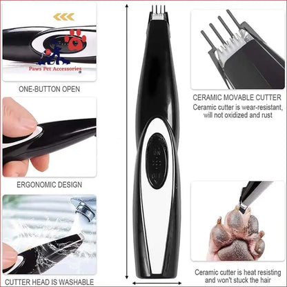 Electric Pet Hair Clipper and Trimmer Grooming Tool- Usb Charging - Care > Dog Supplies 7